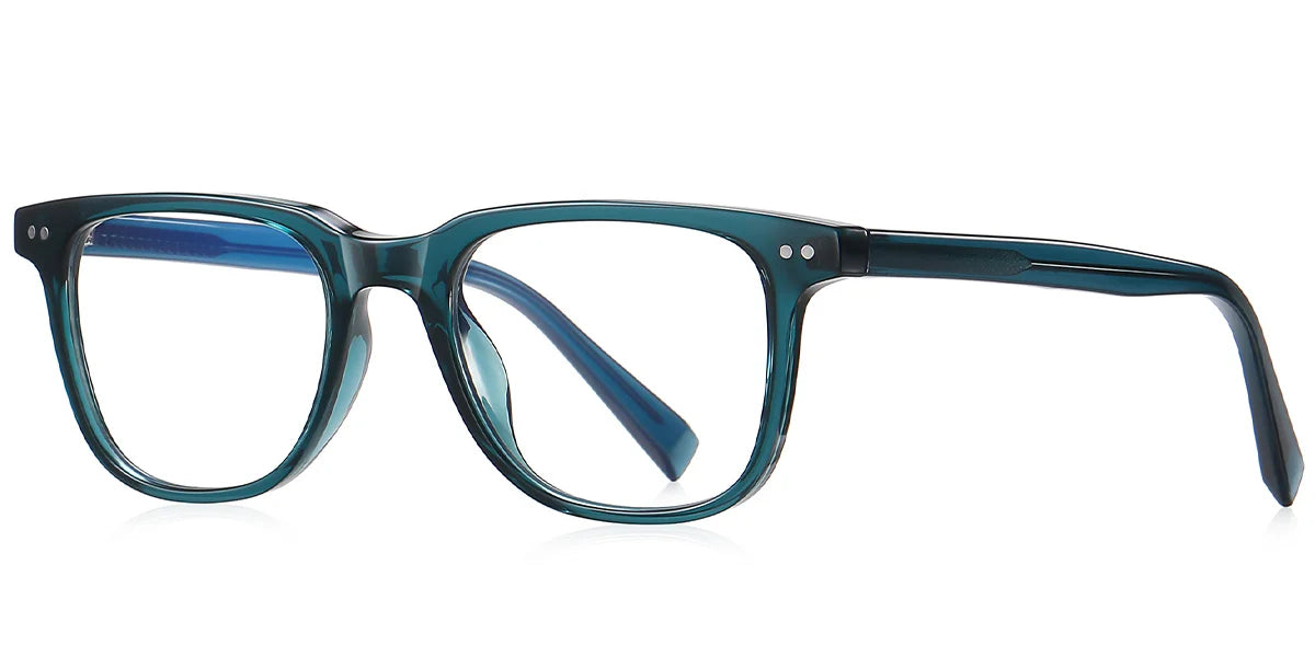 V8 Dark Green Rectangle Eyeglasses