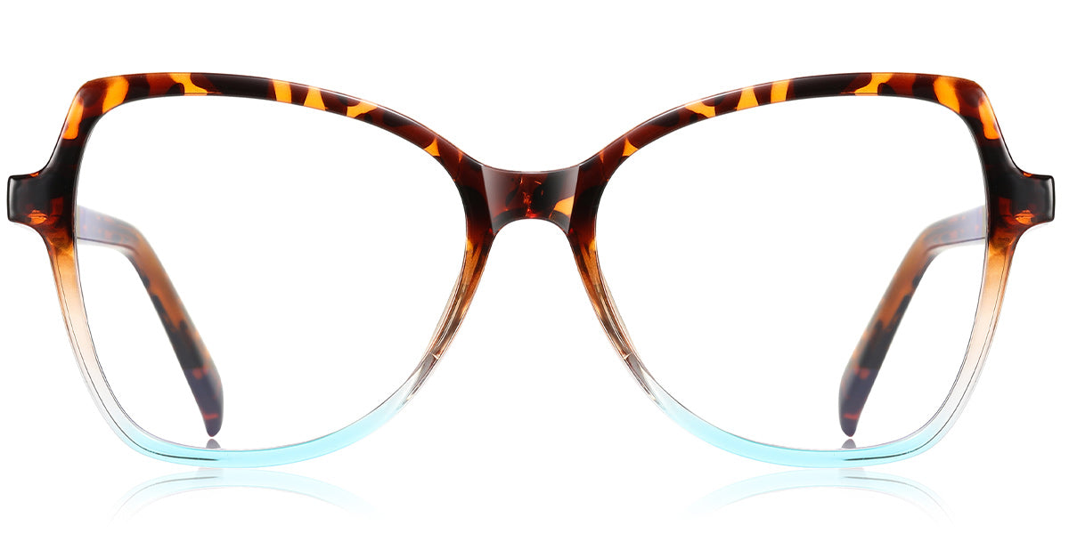 O11 Tortoiseshell Blue Butterfly Eyeglasses