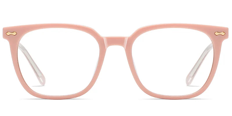 P9 Pink Oval Eyeglasses