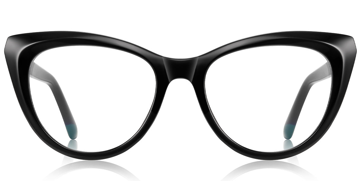 B4 Black Cat Eye Glasses