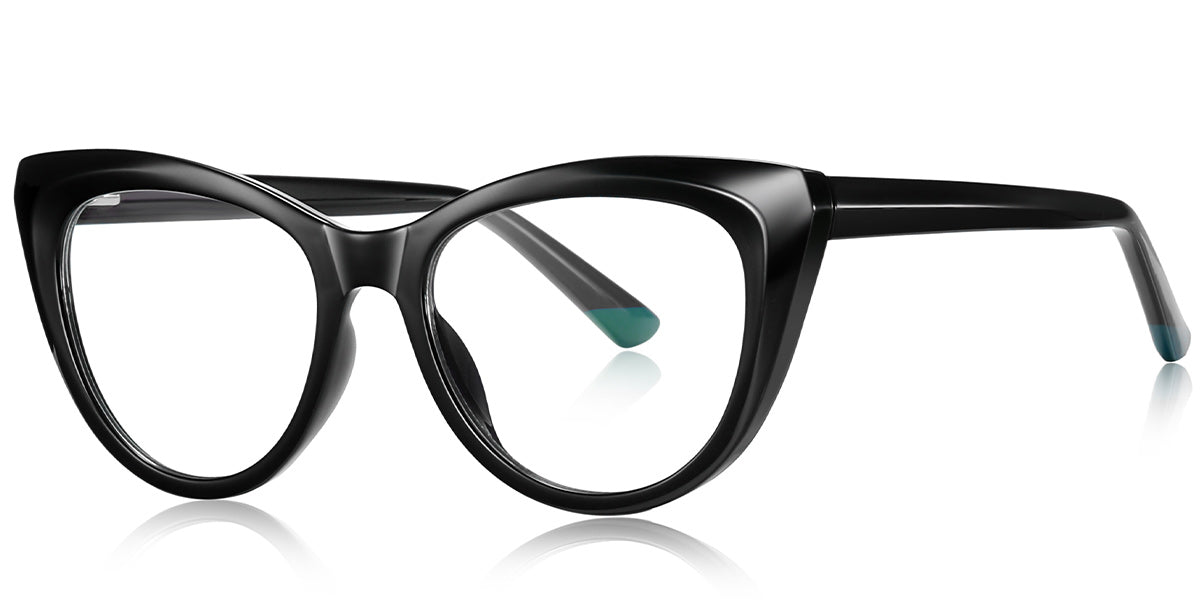 B4 Black Cat Eye Glasses