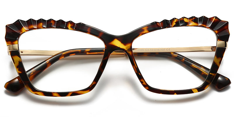 O1 Tortoise Brown Cat Eye Glasses