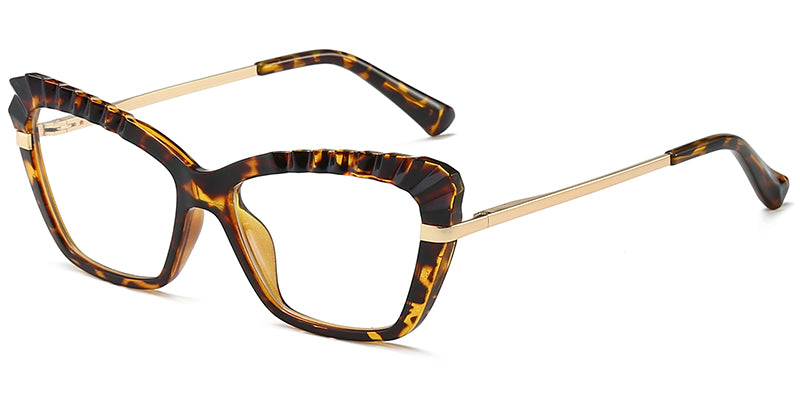 O1 Tortoise Brown Cat Eye Glasses