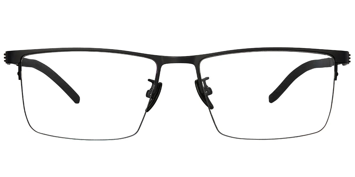 H7 Black Rectangle Eye Glasses