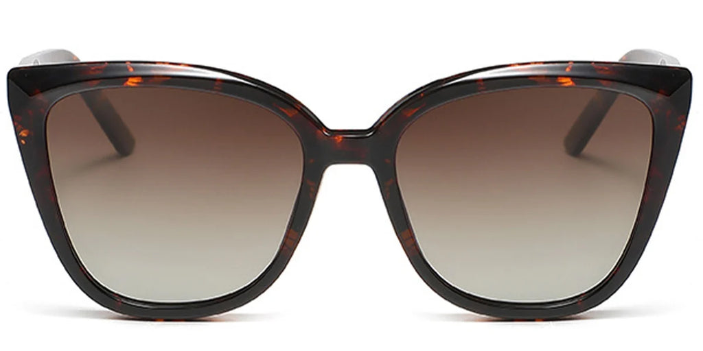 KO1 Brown Pattern Clip On Eyeglasses