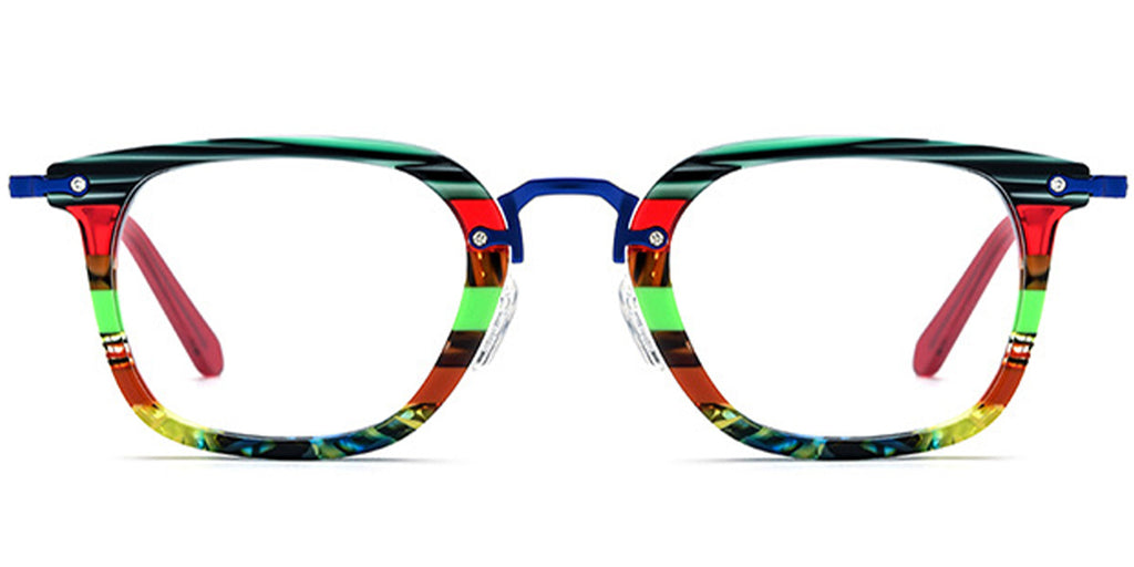 Sao Tome 50 Anos Independence Titanium Square Eyeglasses - 5A3