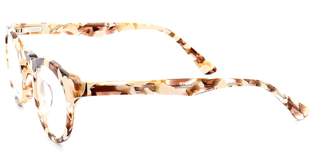 SS2 Giraffe Print Round Eyeglasses