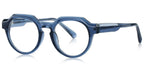 Z2 Blue Geometric Eyeglasses