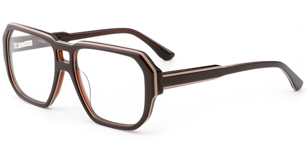 BR3 Brown Aviator Eyeglasses