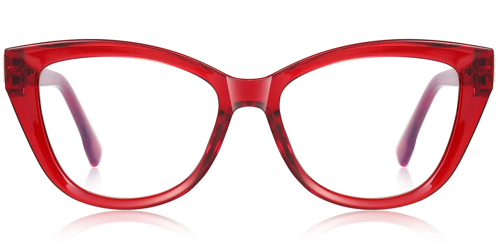 RV5 Red CatEye Acetate Eyeglasses
