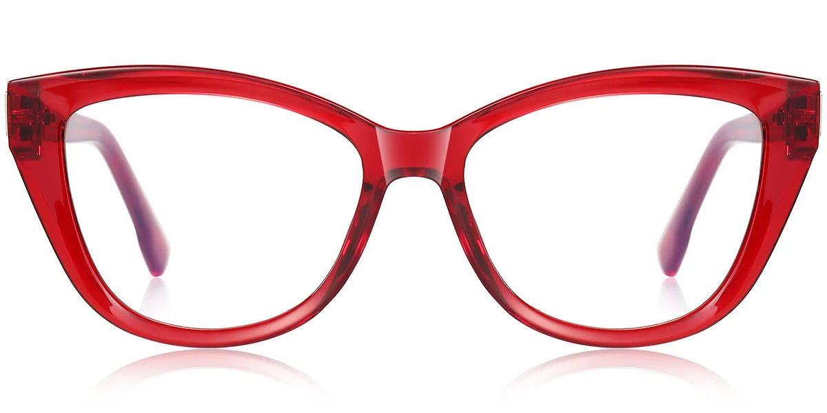 RV5 Red CatEye Acetate Eyeglasses
