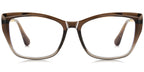 BR1 Brown Rectangle Eyeglasses
