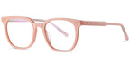 P9 Pink Oval Eyeglasses