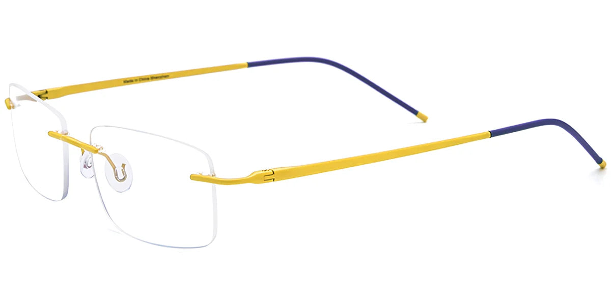 Mocambique 50 Anos Independence Titanium Rectangle Eyeglasses - 5A1