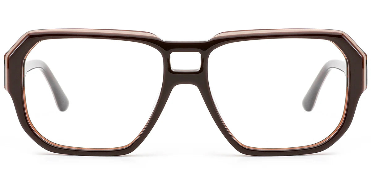 BR3 Brown Aviator Eyeglasses