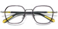 K9 Grey Geometric Kids Eye Glasses