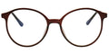 ER6 Wine Brown Round Eyeglasses