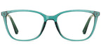 V9 Teal Green Rectangle Eyeglasses
