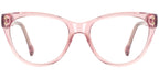P4 Light Pink Cat Eye Glasses