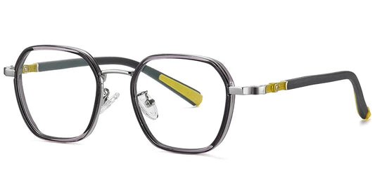 K9 Grey Geometric Kids Eye Glasses