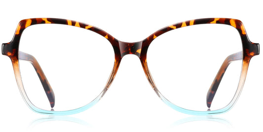 O11 Tortoiseshell Blue Butterfly Eyeglasses