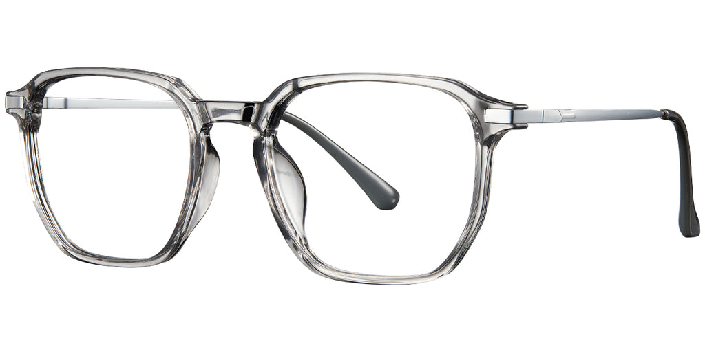 G6 Grey Large Square Eye Glasses