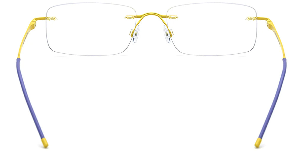 Mocambique 50 Anos Independence Titanium Rectangle Eyeglasses - 5A1