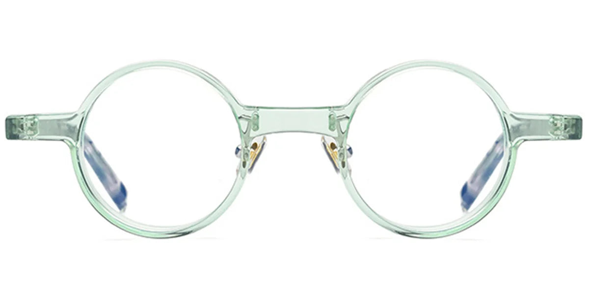 SS10 Green Round Small Eyeglasses