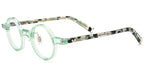 SS10 Green Round Small Eyeglasses