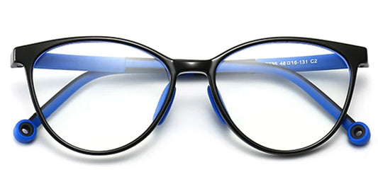 K2 Blue Oval Kids Eyeglases