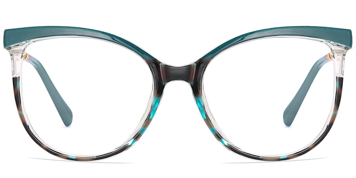 SS18 Blue Grey Square Eyeglasses