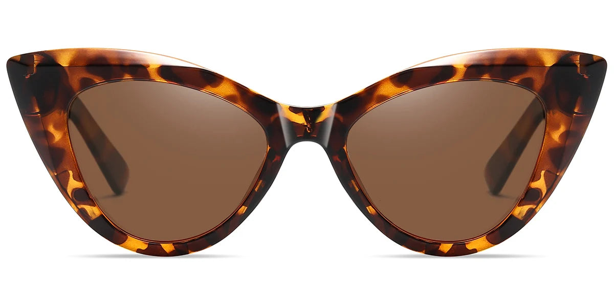 Brown Cat Eye Odjanu Sunglasses