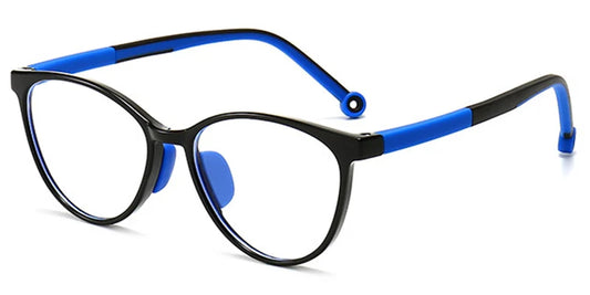 K2 Blue Oval Kids Eyeglases