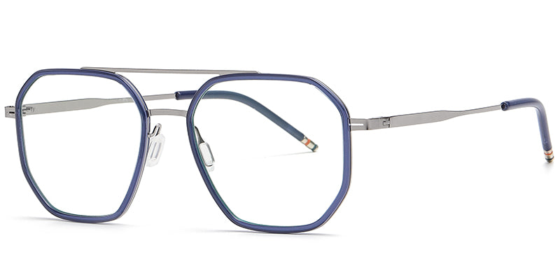 Z5 Blue Aviator Eyeglasses