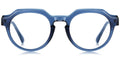 Z2 Blue Geometric Eyeglasses