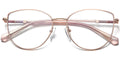 P3 Rose Gold Cat Eye Glasses