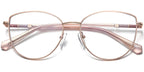 P3 Rose Gold Cat Eye Glasses