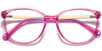 SS7 Pink Oval Eyeglasses