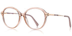 ER2 Translucent Pink Round Eyeglasses