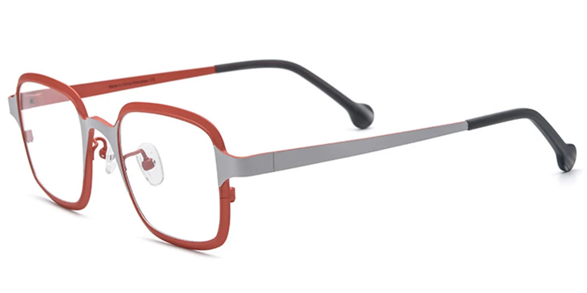 Angola 50 Anos Independence Titanium Square Eyeglasses - 5A4