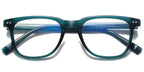 V8 Dark Green Rectangle Eyeglasses