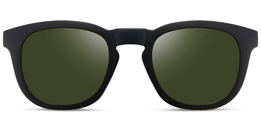 CL6 Clip On Black Tortoiseshell Eyeglasses (Foldable)