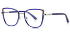 Z3 Blue Cat Eyeglasses