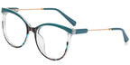 SS18 Blue Grey Square Eyeglasses