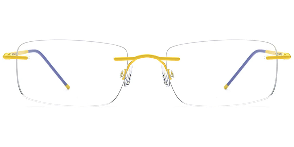 Mocambique 50 Anos Independence Titanium Rectangle Eyeglasses - 5A1