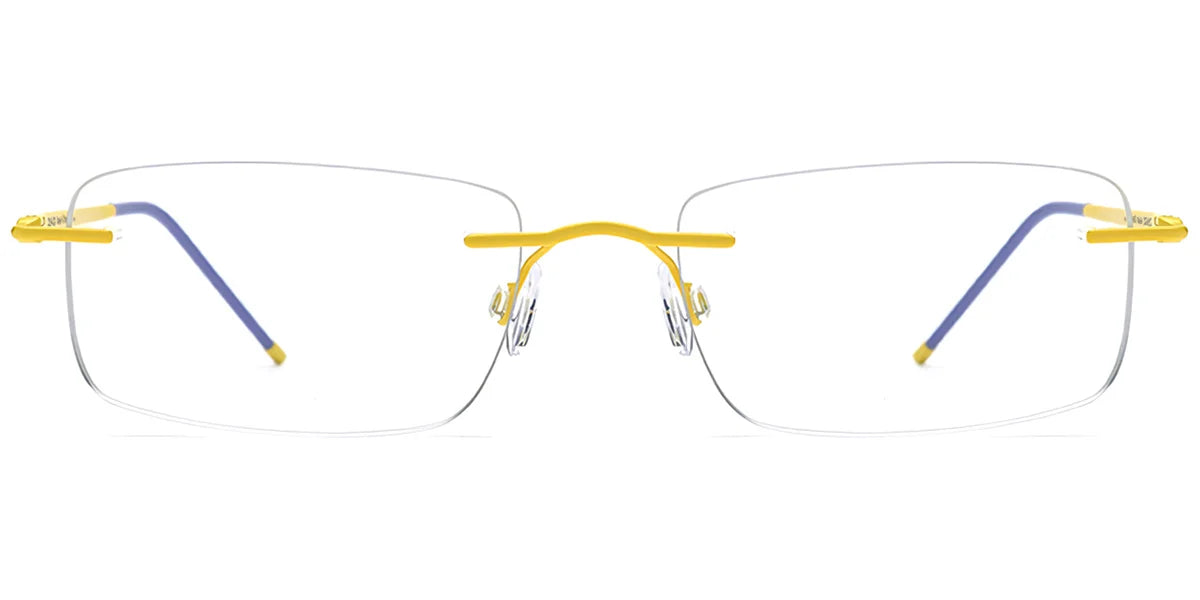 Mocambique 50 Anos Independence Titanium Rectangle Eyeglasses - 5A1