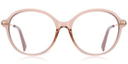 ER2 Translucent Pink Round Eyeglasses