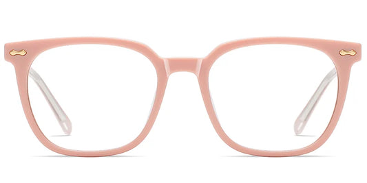 P9 Pink Oval Eyeglasses