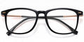 B3 Black Square Glasses