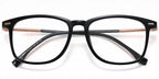 B3 Black Square Glasses